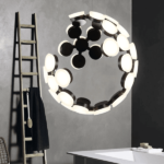 Moon Globe LED Inbuilt Chandelier
