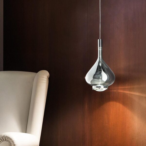 Stanley Smoked LED Pendant Light