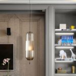 Shinnyok Amber Glass Pendant Light