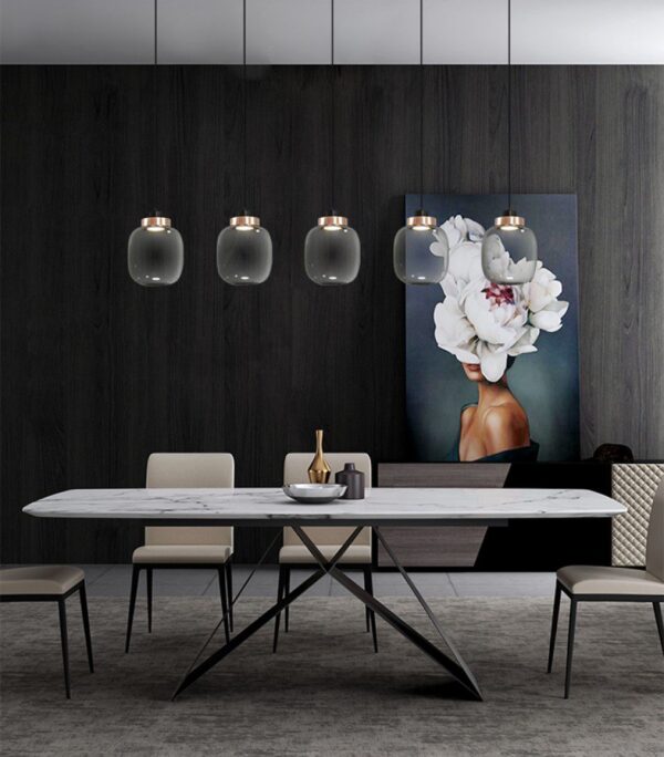 Gratai Oval LED (Glass) Pendant Lamp
