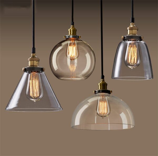 Betorcy B Vintage Glass Pendant Lamp - Image 8