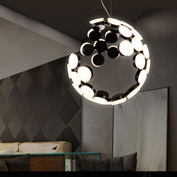 Moon Globe LED Inbuilt Chandelier - Image 13
