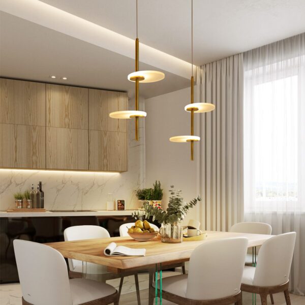 Trapeze (Iron, Acrylic) Pendant Lamp - Image 3