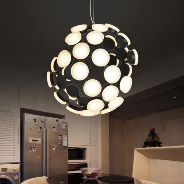 Moon Globe LED Inbuilt Chandelier - Image 3