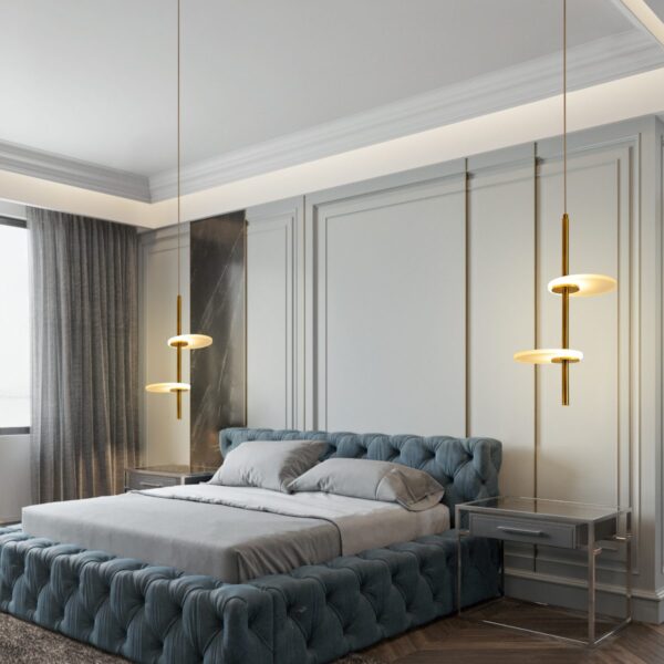 Trapeze (Iron, Acrylic) Pendant Lamp - Image 4