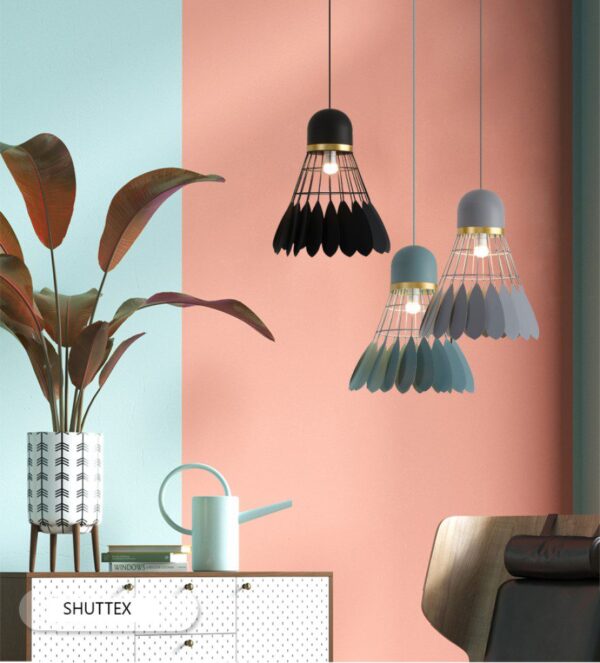 Shutlex Black Iron Pendant Light - Image 6
