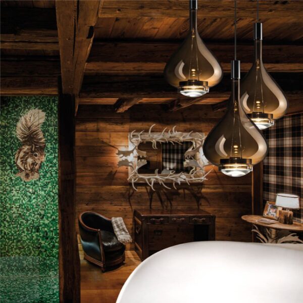 Stanley Amber LED Pendant Light - Image 4