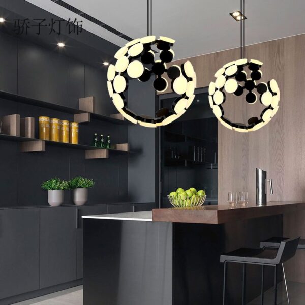 Moon Globe LED Inbuilt Chandelier - Image 7
