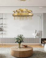 Aurora Bronze LED Chandelier