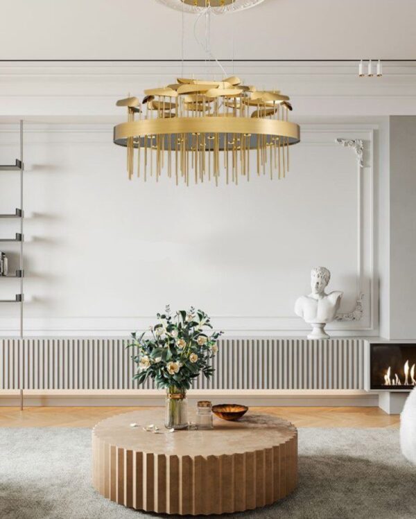 Aurora Bronze LED Chandelier
