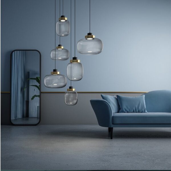 Gratai Oval LED (Glass) Pendant Lamp - Image 7