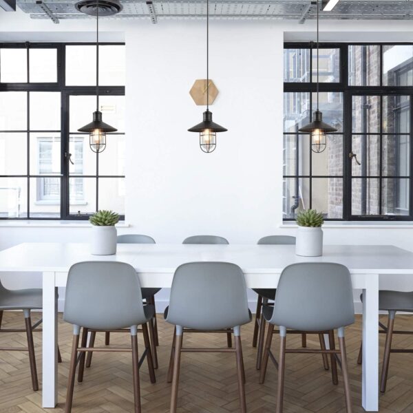 Ree Rustic Iron Pendant Lamp - Image 8