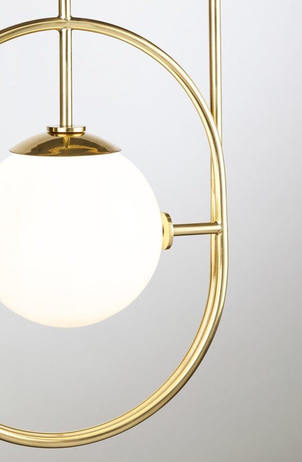 Everly 2 Glass Globe Pendant Light - Image 3