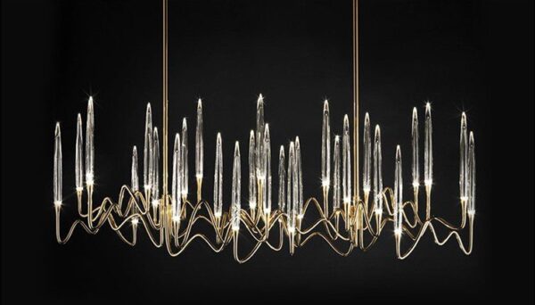 Marazzo Linear Crystal Chandelier - Image 4