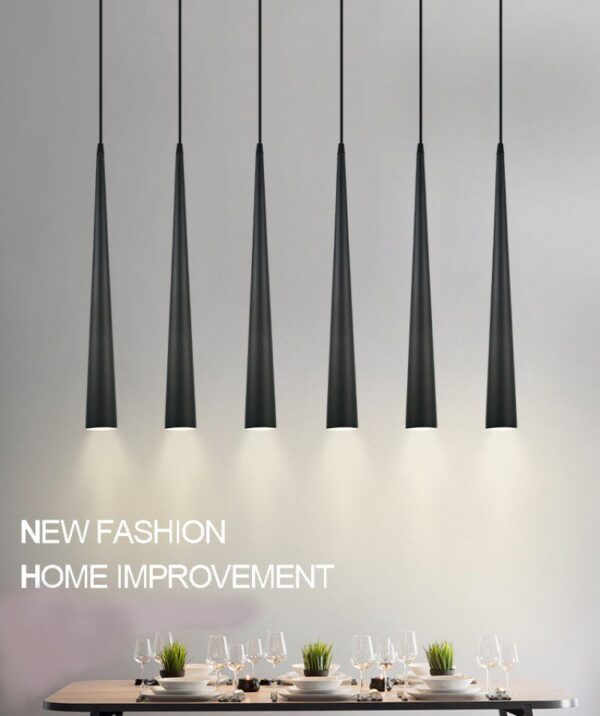 Heston Black Pendant Light - Image 3