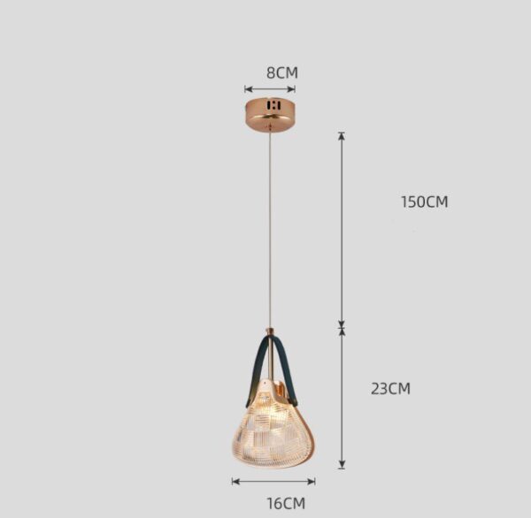 Ribbed Pendant Light - Image 10