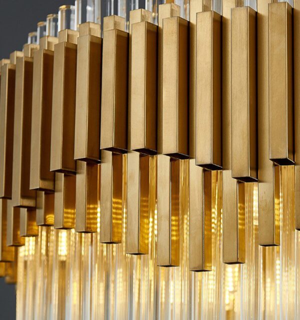 Atlantis Round Glass Chandelier - Image 7