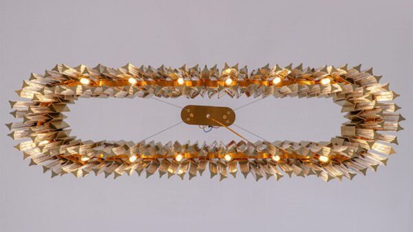 Roman Chic Glass Chandelier - Image 7