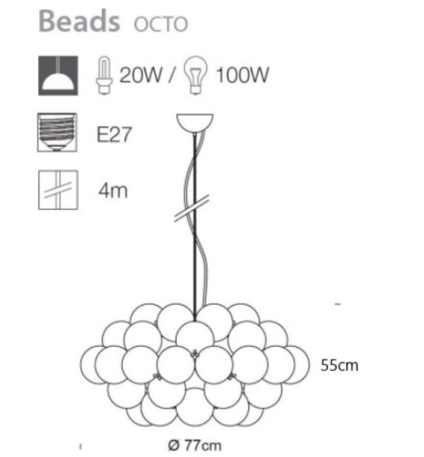 Octavian Charm ( 2 Colors)Chandelier - Image 6