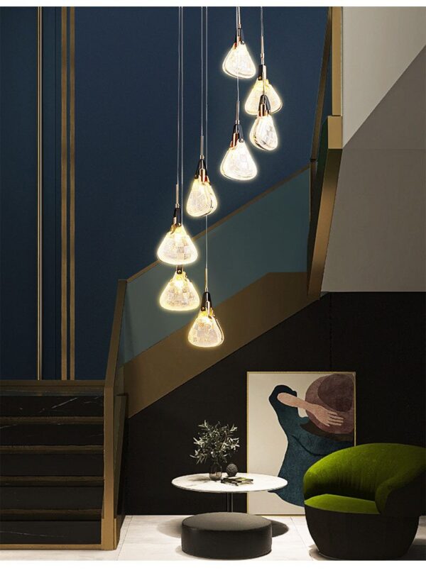 Ribbed Pendant Light - Image 9