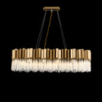 Roman Chic Glass Chandelier