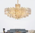 Mozaik Round Crystal Chandelier