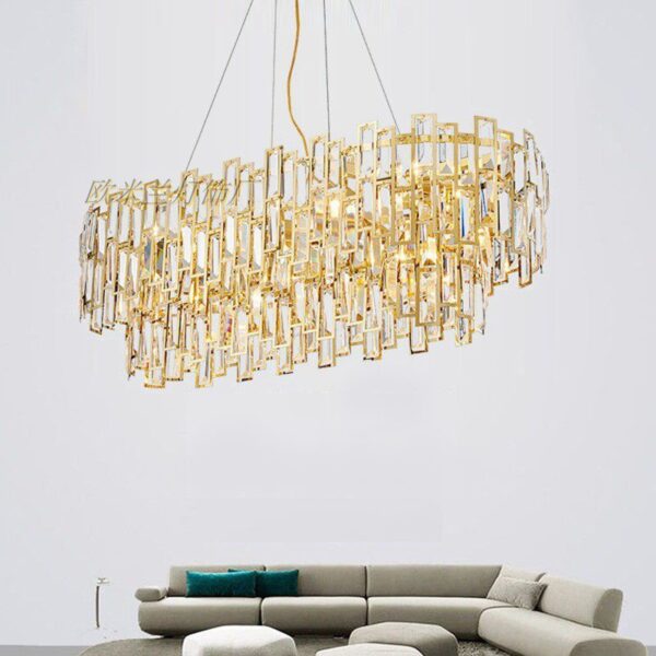 Moziak Oval Crystal Chandelier - Image 2
