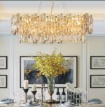 Moziak Oval Crystal Chandelier