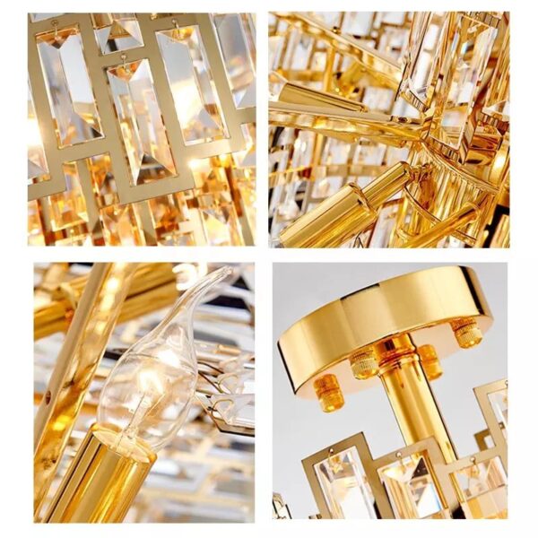 Moziak Oval Crystal Chandelier - Image 8