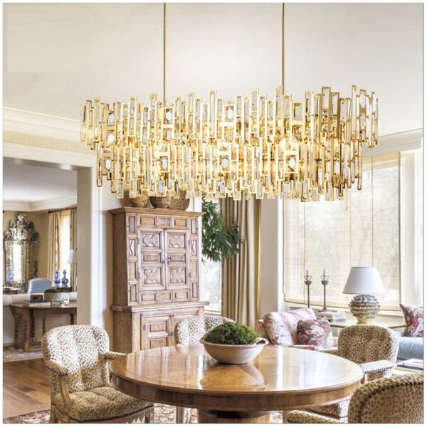 Moziak Oval Crystal Chandelier - Image 5