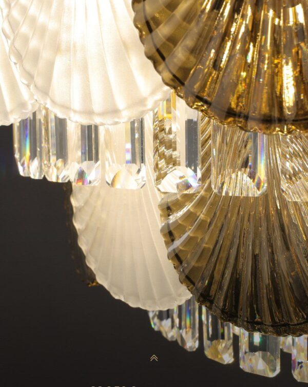 Cloud 9 Glass & Crystal Chandelier - Image 4
