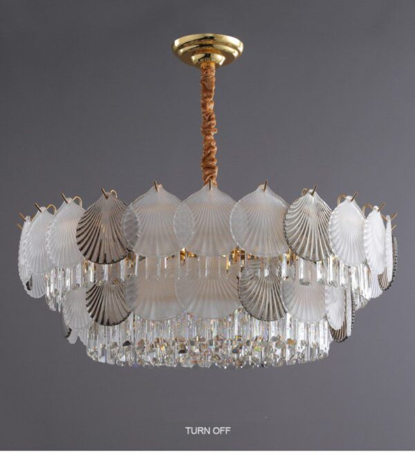 Cloud 9 Glass & Crystal Chandelier - Image 6