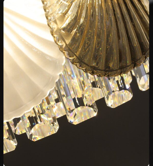 Cloud 9 Glass & Crystal Chandelier - Image 2