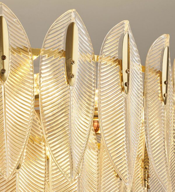 Shell Glass Chandelier - Image 4