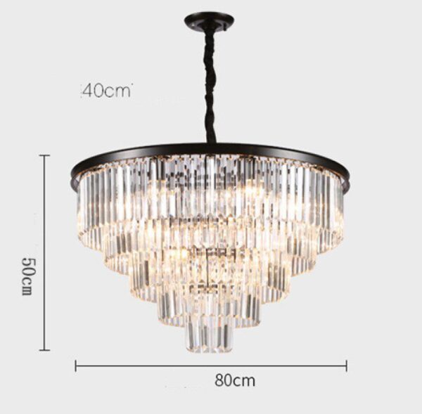 Black Mamba 500 Glass Chandelier - Image 8