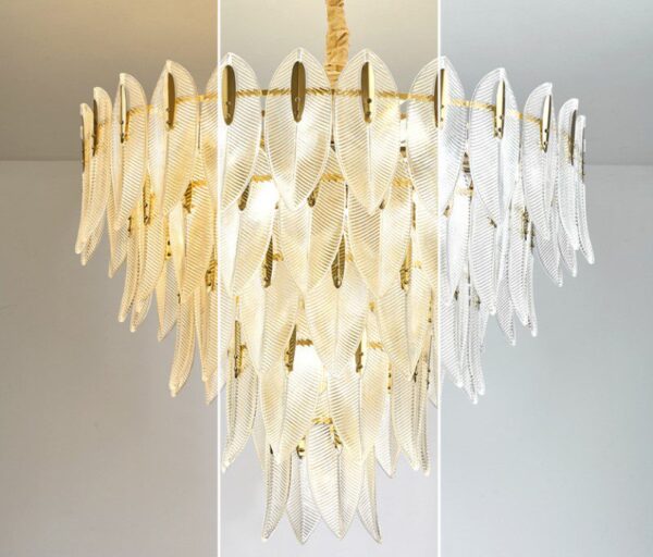 Shell Glass Chandelier - Image 3
