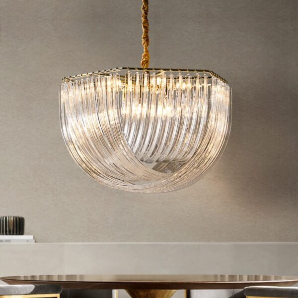 Fall from Heaven Glass Chandelier