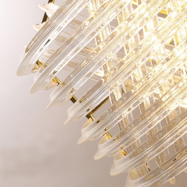 Fall from Heaven Glass Chandelier - Image 2