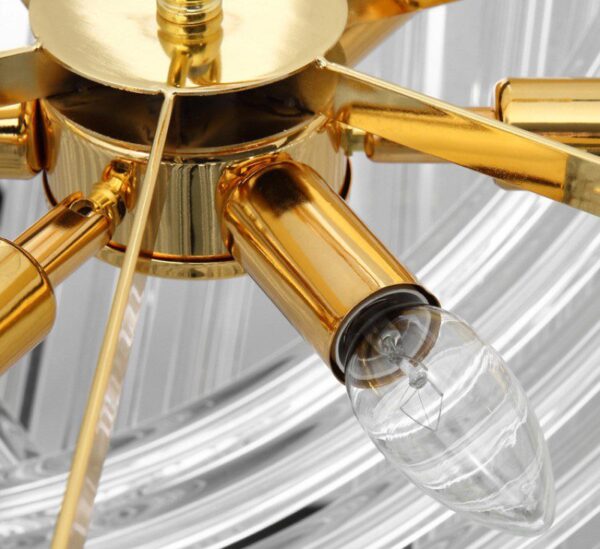 Fall from Heaven Glass Chandelier - Image 3