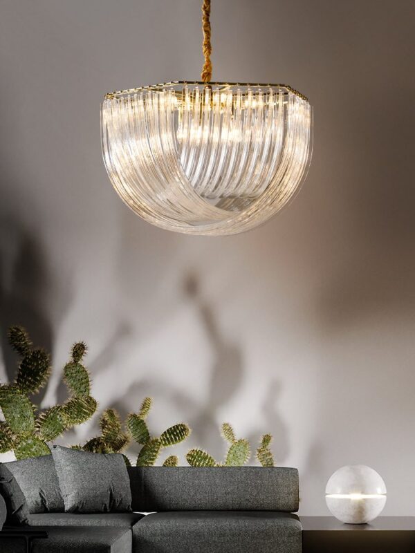 Fall from Heaven Glass Chandelier - Image 8