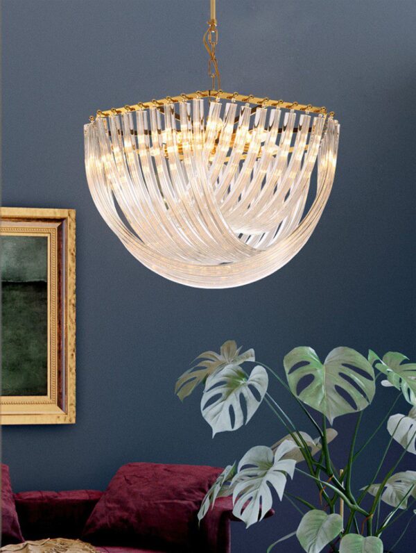Fall from Heaven Glass Chandelier - Image 9