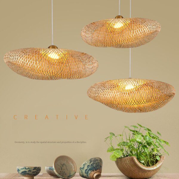 Curve the Stick Bamboo Pendant Light
