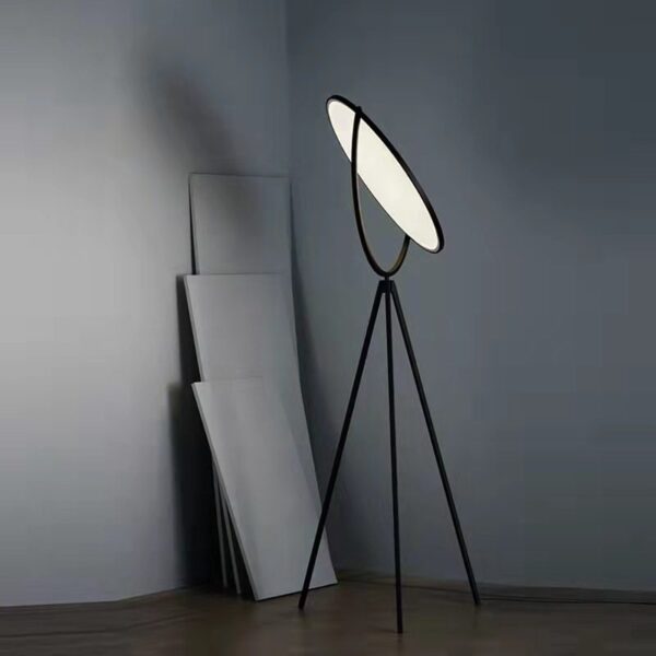 Superlon Tripod (Iron, PVC Acrylic) Floor Lamp
