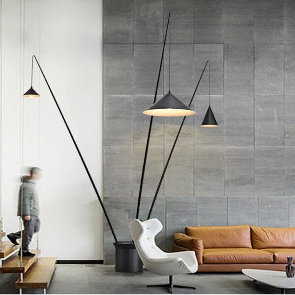Triangle Dropped (Iron) Floor Lamp