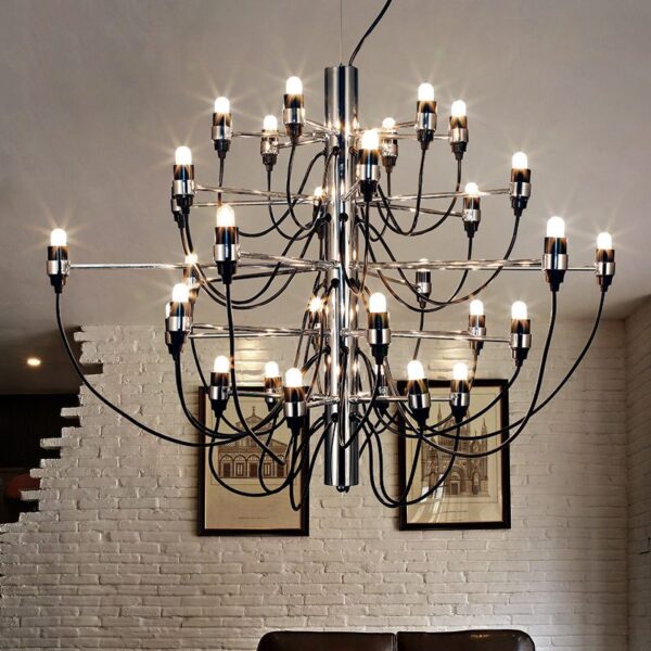 Bird of Paradise Black Chandelier