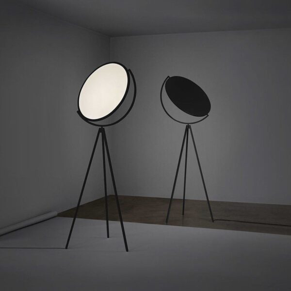 Superlon Tripod (Iron, PVC Acrylic) Floor Lamp - Image 9