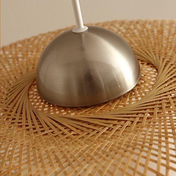 Country Bamboo Pendant Light - Image 2