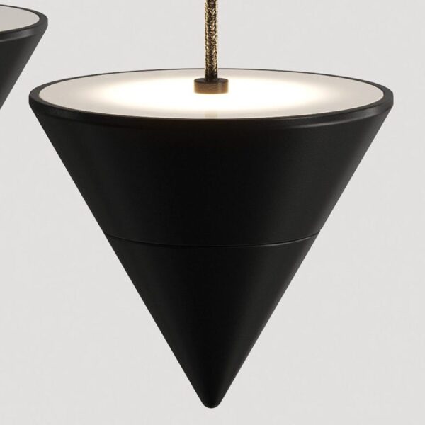 Black & White Minimal Pendant Light - Image 2