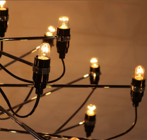 Bird of Paradise Black Chandelier - Image 2