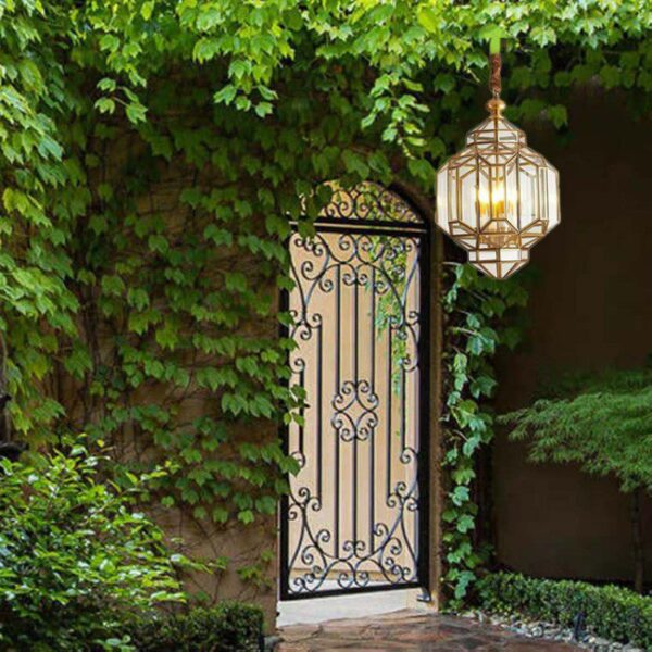 Aged Lantern Classic Pendant Light - Image 3